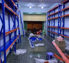 Lắp kệ trung tải chứa hàng tại 89 Tân Xuân, Phường 8, Tân Bình, HCM