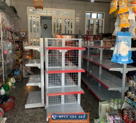 Lắp kệ siêu thị chứa hàng cho tạp hóa ở Tân HIệp, Hóc Môn, Hồ Chí Minh